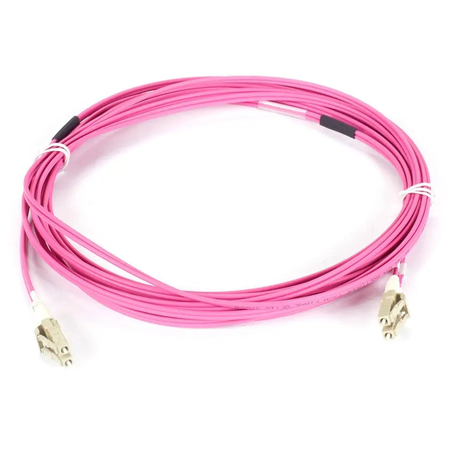 Black Box Corporation FOM4-003M-LCLC Fiber Optic Duplex Patch Cable - OM4 50/125um Multi-Mode, Erika Violet, 3 Meters