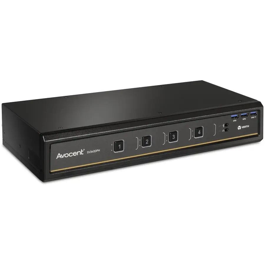Vertiv AVOCENT SV340DPH Desktop KVM Switch with 4-Port HDMI and DisplayPort Support by VERTIV-IT SYSTEMS