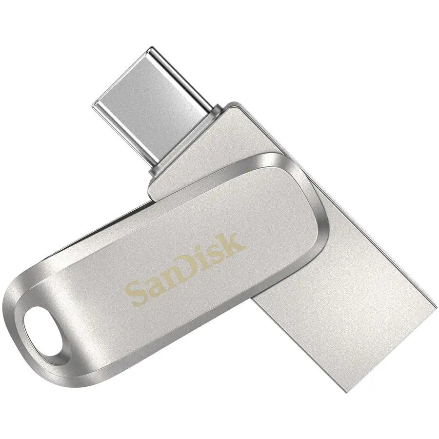 SanDisk Ultra Dual Drive Luxe USB Type-C & Type-A Flash Drive – 256GB