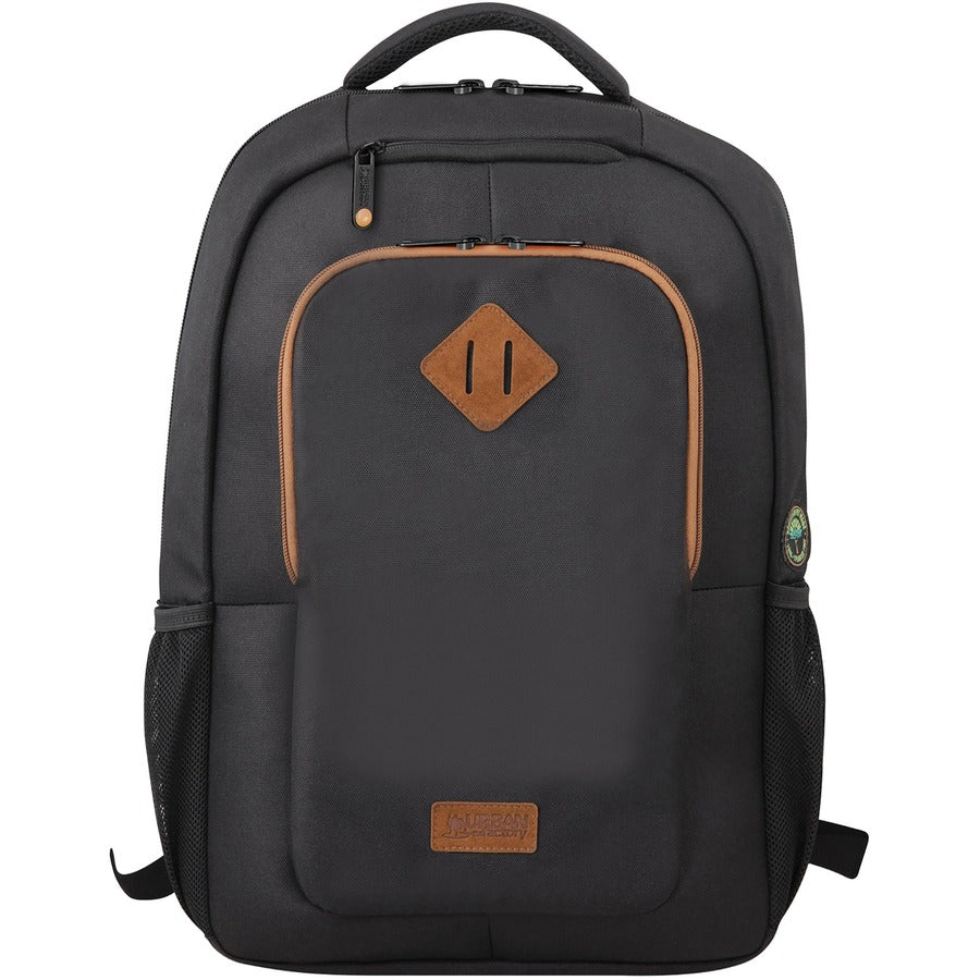 Urban Factory CYCLEE Eco Laptop Backpack for 14.1-Inch Laptop, 10.5-Inch Tablet, Black – ECB14UF