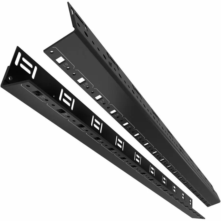 Middle Atlantic BGR Series 45RU Forward Rack Rail by Legrand Group - Steel, Black, 78.8 inches