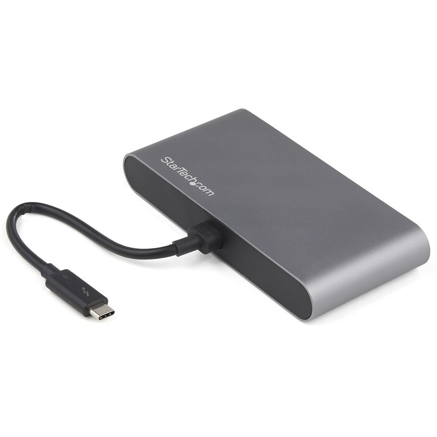 StarTech.com Dual-Monitor Thunderbolt 3 Docking Station with 4K DisplayPort Support and Gigabit Ethernet
