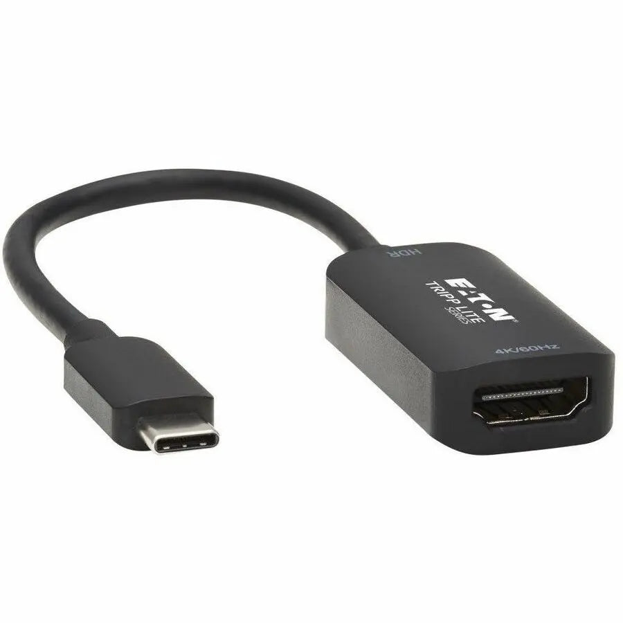 Eaton Tripp Lite Series U444-06N-HDR-B USB-C to HDMI Adapter Cable, 4K Ultra HD, HDR Support, 6-inch
