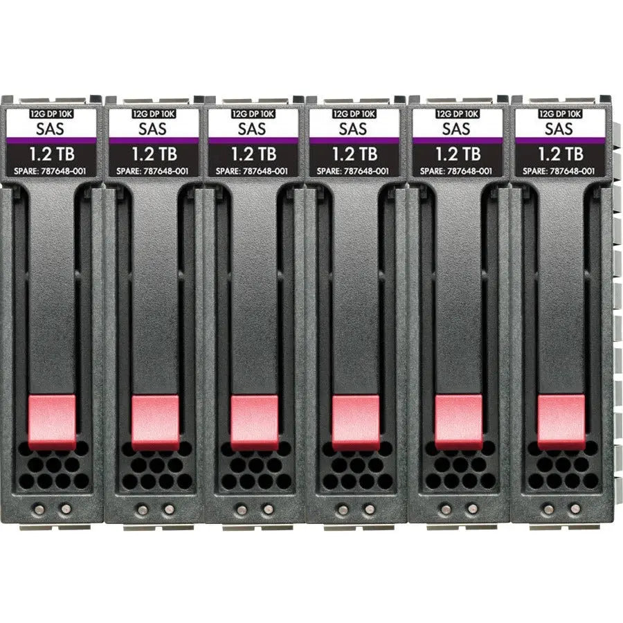 Hewlett Packard Enterprise R0Q67A 2.40 TB SAS 12G Enterprise 2.5-Inch Internal Hard Drive - Bundle of 6