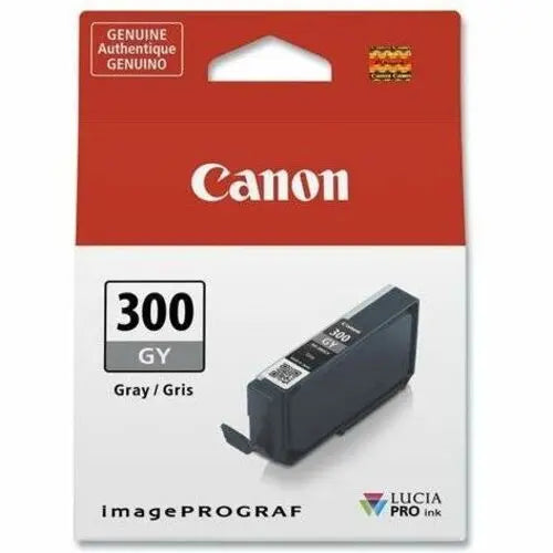 Canon LUCIA PRO PFI-300 Gray Ink Tank for Canon imagePROGRAF PRO-300