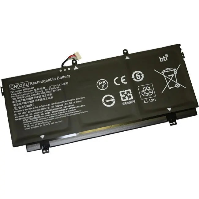 BTI Battery CN03XL for HP Envy 13-ab Series Notebook - 5020mAh Lithium Polymer Replacement Battery