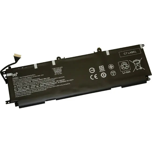 BTI Battery for HP Envy 13-AD Notebook - 4450 mAh, 11.55V DC Rechargeable Battery