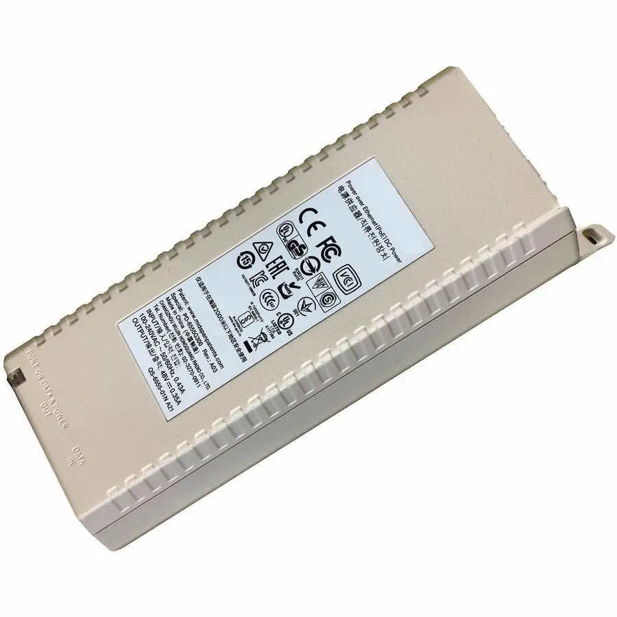 Hewlett Packard Enterprise R6P67A PoE Injector – 30W Power over Ethernet for Aruba Access Points