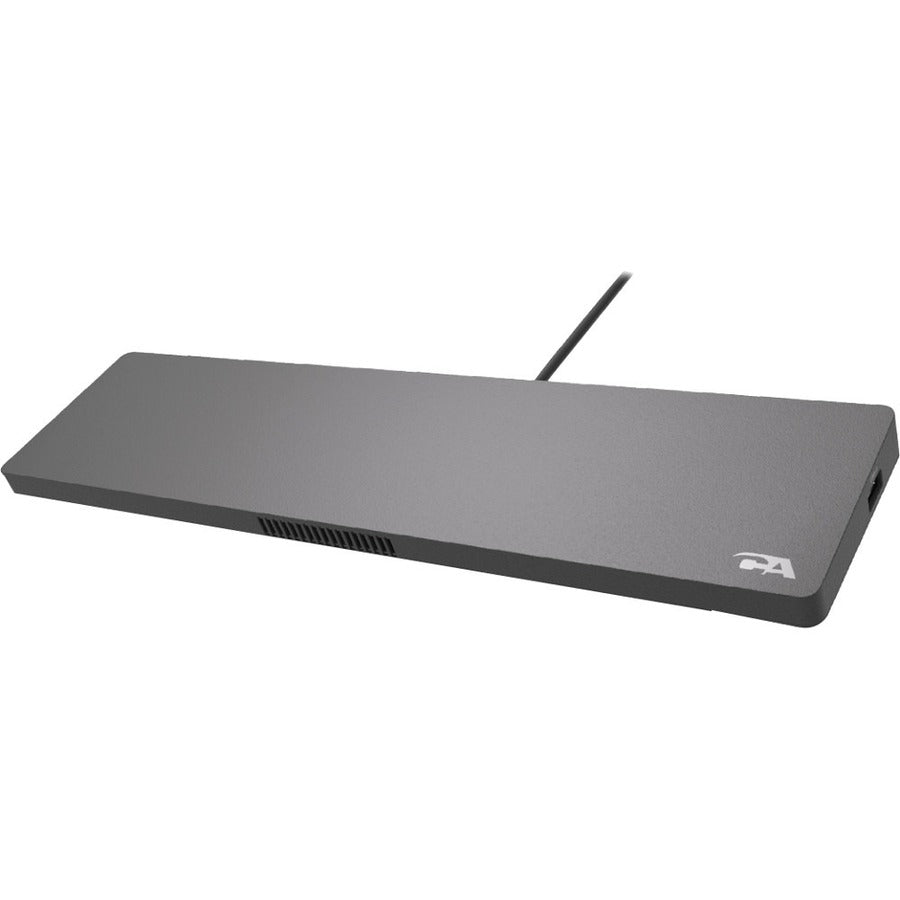 Cyber Acoustics Essential Docking Station with Dual 4K Display and Active Cooling