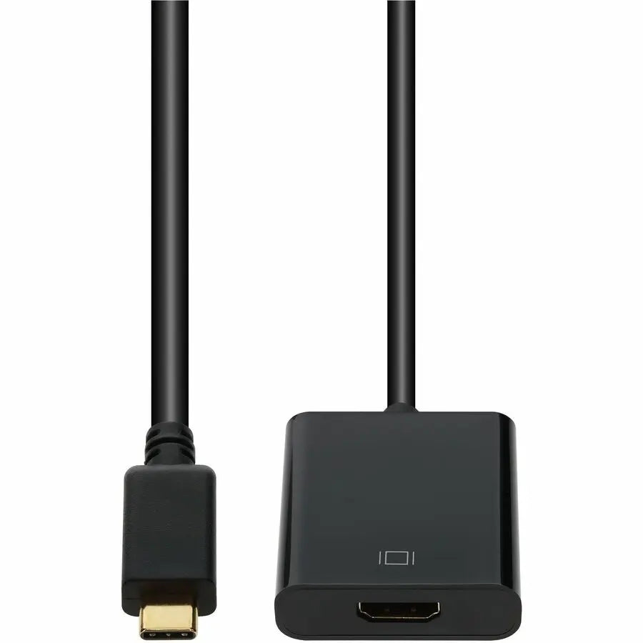 AddOn 8-inch USB C 3.1 to HDMI Female Cable - 4K 30Hz Black