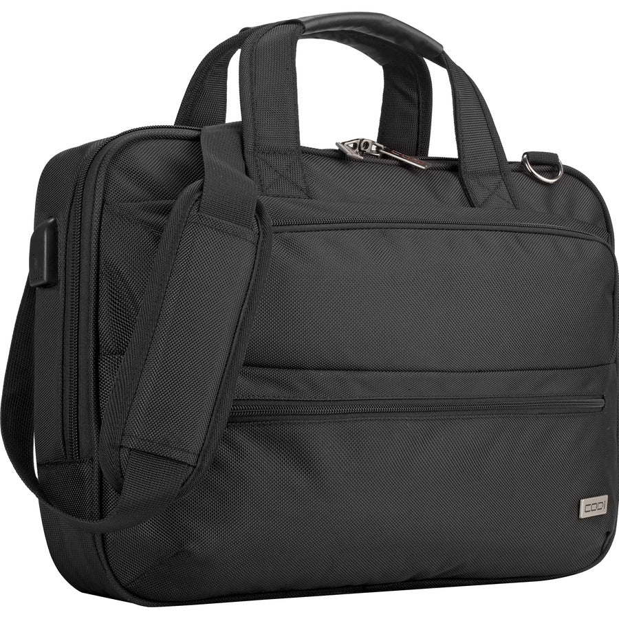 CODi Fortis 14.1-Inch Laptop Briefcase, Black, FOR302-4