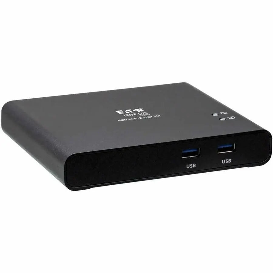 Eaton Tripp Lite Series B003-HC2-DOCK1 2-Port USB-C KVM Dock with 4K HDMI, 85W Charging, and Remote Switch