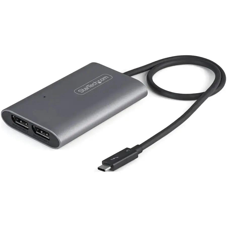 StarTech Thunderbolt 3 to Dual DisplayPort Adapter TB32DP14 – Supports 8K and 4K Monitors with HDR and High-Speed Performance by STARTECH.COM