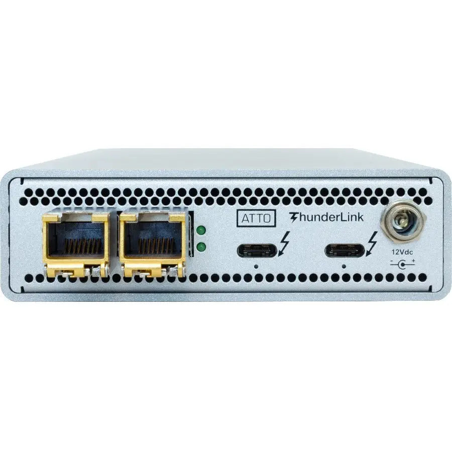 ATTO Technology ThunderLink N3 3102T Dual 10GbE Thunderbolt 3 Adapter for High-Speed Ethernet and Storage Connectivity