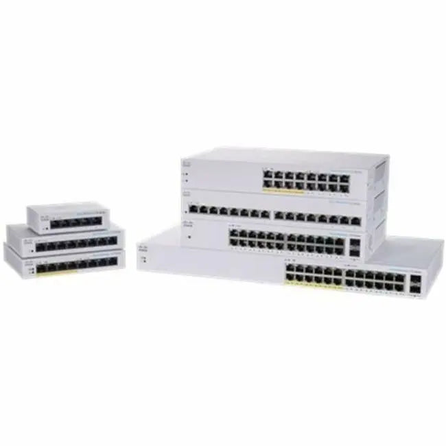 Cisco Business 110 CBS110-5T-D Ethernet Switch – 5-Port Gigabit Desktop or Wall Mountable Network Solution