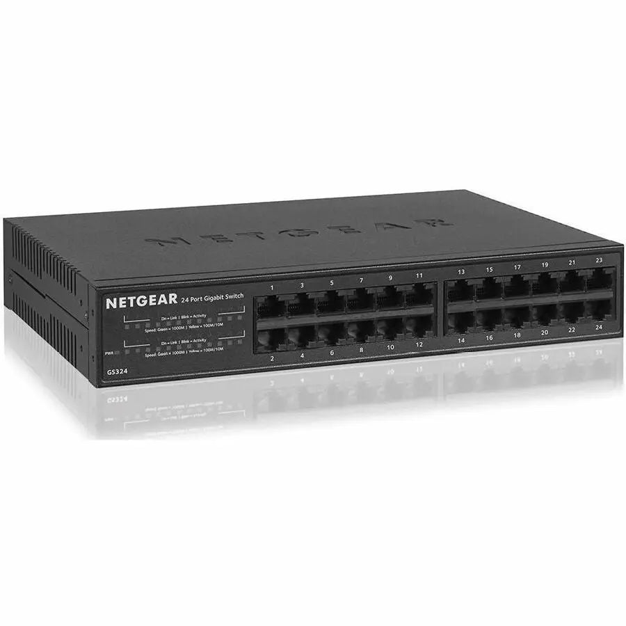 Netgear Business GS324 Ethernet Switch – 24 Gigabit Ports, Rack-Mountable, Layer 2 Managed Switch for Small Office and Home Networks