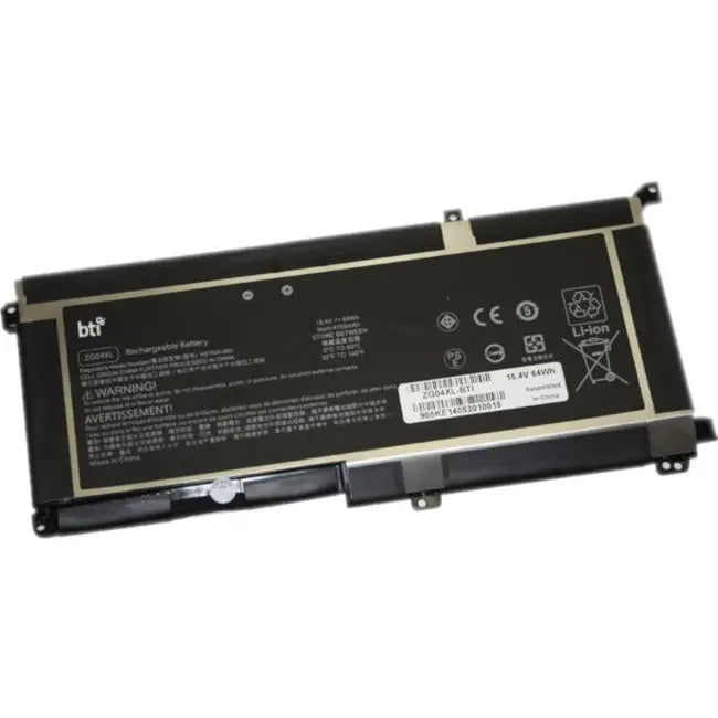 BTI ZG04XL-BTI 15.4V 64Wh Lithium-Ion Battery for HP EliteBook 1050 G1 and ZBook Series