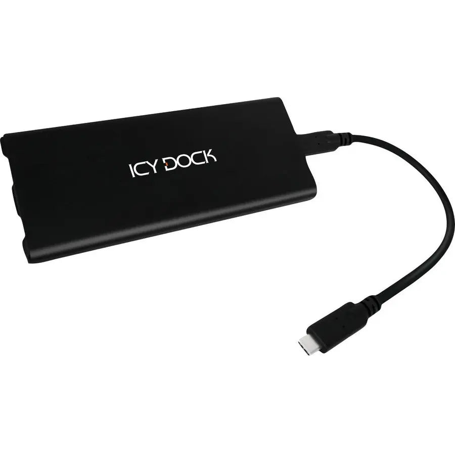 Icy Dock ICY Nano MB861U31-1M2B External M.2 NVMe SSD Enclosure with Tool-Less Design and High-Speed USB 3.2 Gen 2