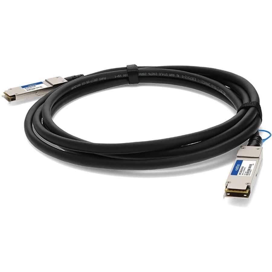 AddOn JNP-100G-DAC-4F QSFP28 Network Cable – 4ft Passive Twinax for High-Performance Data Transfer