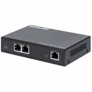 Intellinet 2-Port Gigabit Ultra PoE Extender - Extends PoE Range Up to 328 ft. with 60W Power Budget