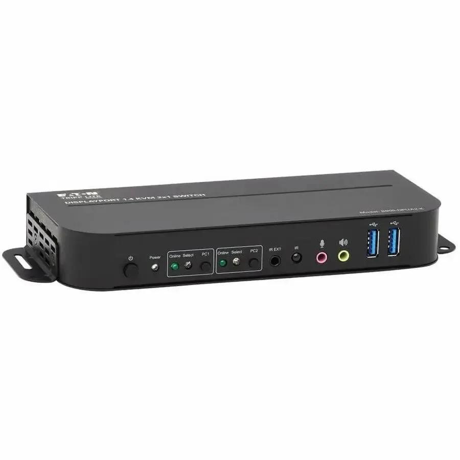 Eaton Corporation Tripp Lite B005-DPUA2-K 2-Port DisplayPort/USB KVM Switch with 4K HDR Support by Eaton Corporation