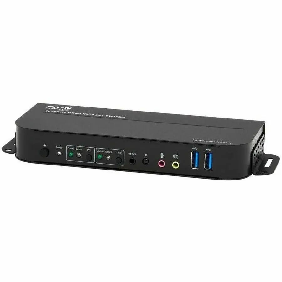 Eaton Tripp Lite Series B005-HUA2-K 2-Port HDMI/USB KVM Switch for 4K Video and Multi-Device Control