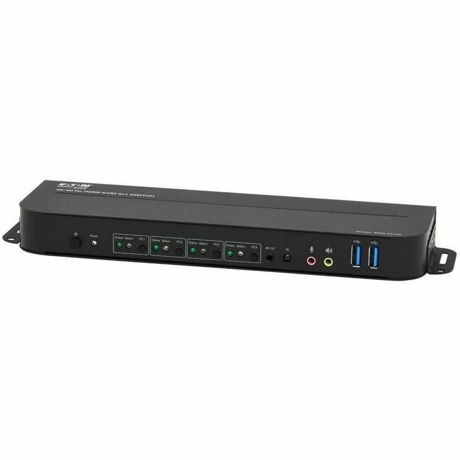 Eaton Corporation Tripp Lite B005-HUA4 4-Port HDMI/USB KVM Switch - 4K 60Hz HDR with IR Remote