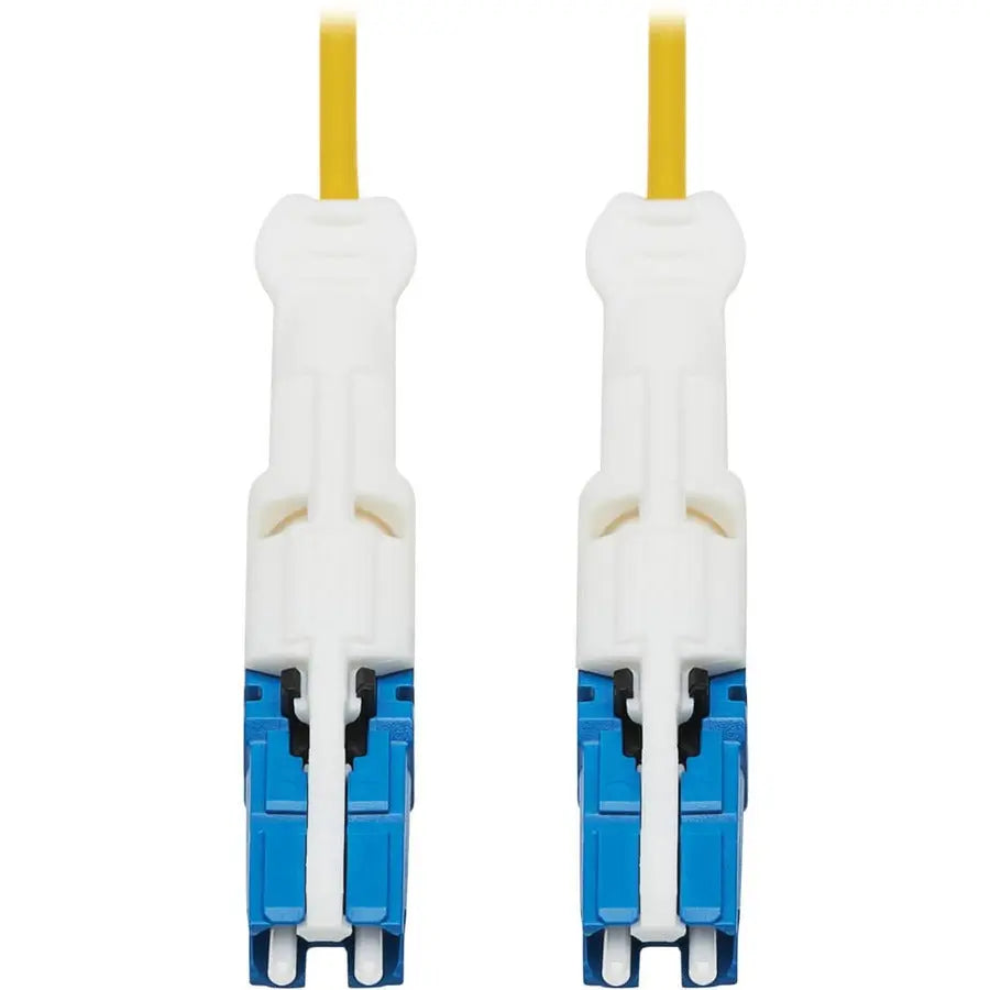 Eaton Tripp Lite Series N381C-01M 400Gb Duplex Singlemode OS2 Fiber Optic Cable with CS Connectors, Yellow Jacket, 1 Meter