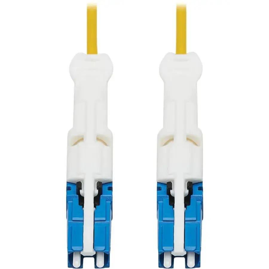 Eaton Tripp Lite Series 400G Duplex Singlemode OS2 Fiber Optic Cable (N381C-03M), 3 meters, Yellow jacket, Blue outer sheath by Eaton Corporation