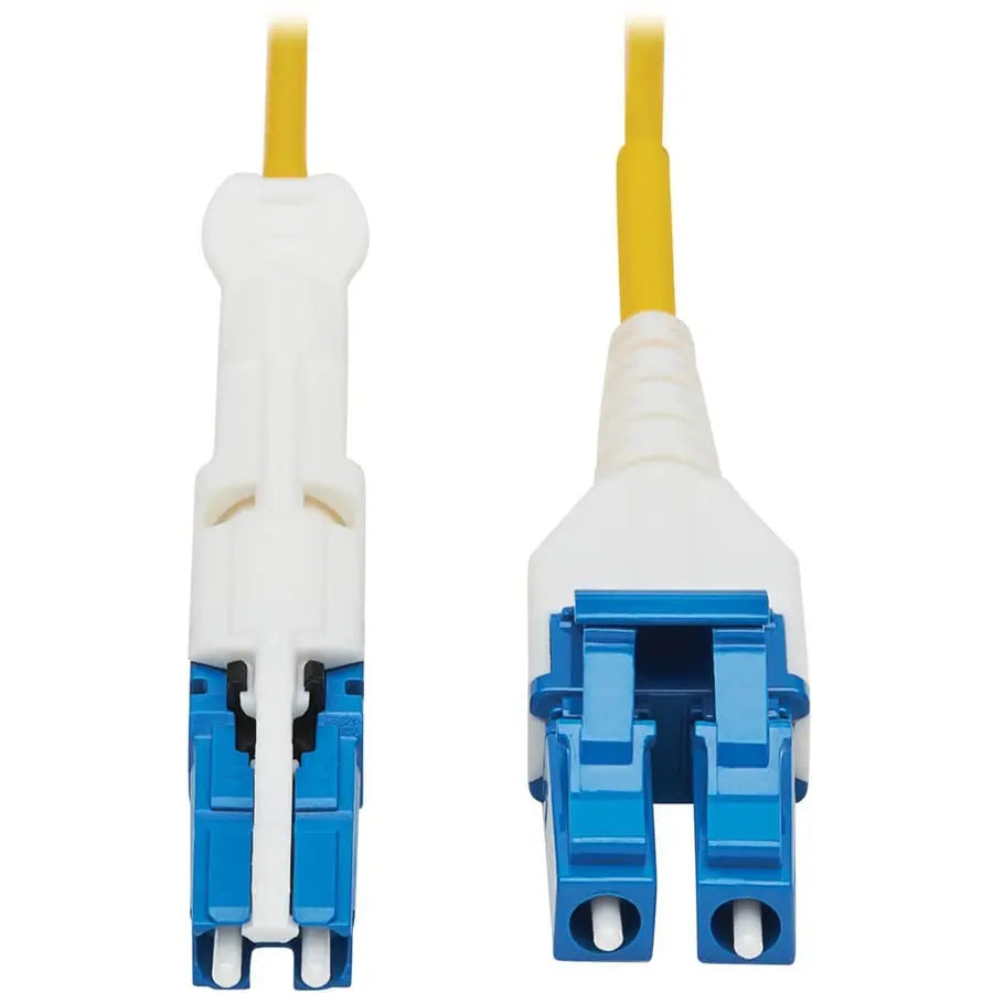 Eaton Tripp Lite Series N381L-01M 400Gb Duplex Singlemode OS2 Fiber Optic Cable, 1 Meter, Yellow Jacket