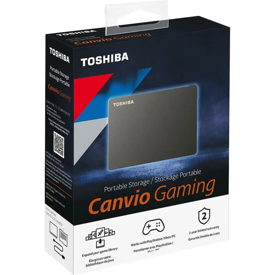 Toshiba Canvio Gaming HDTX110XK3AA 1TB Portable External Hard Drive for Gaming Consoles and PC