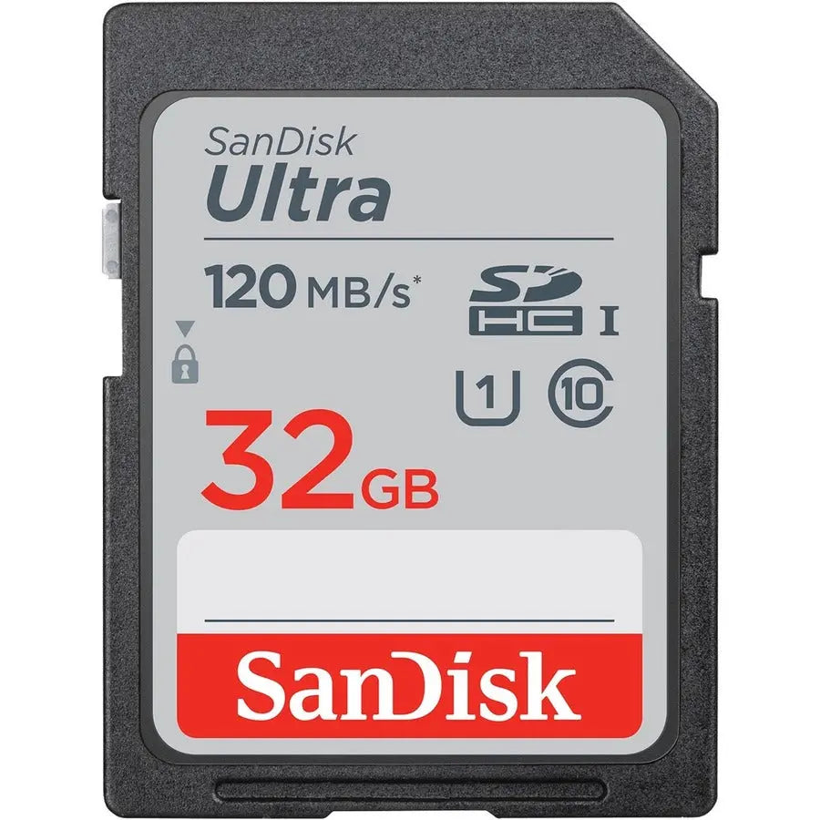 SanDisk Ultra 32GB UHS-I SDHC Card for Cameras, Tablets, and Mobile Devices