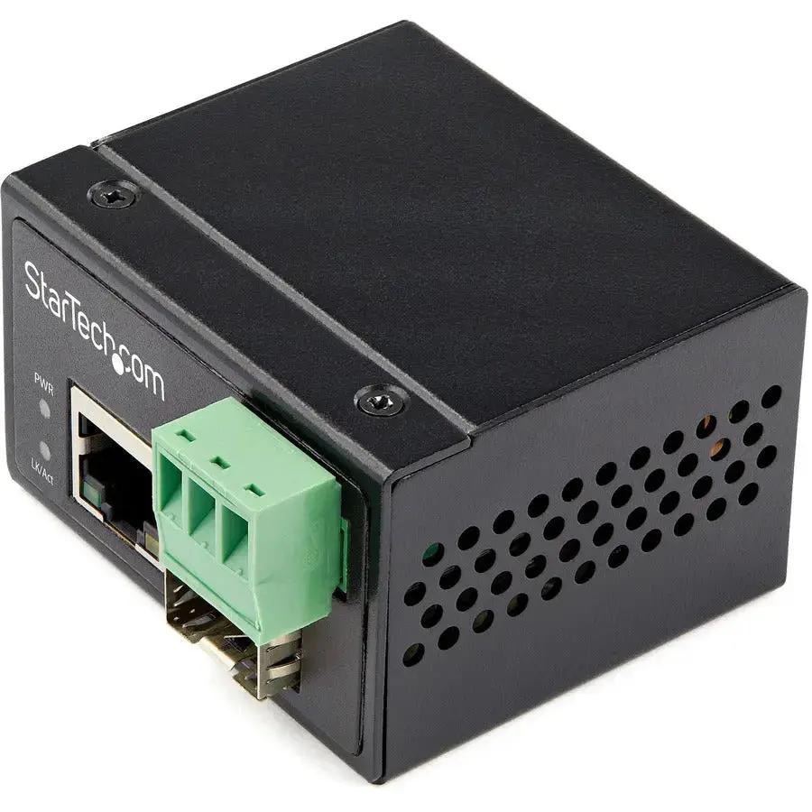 StarTech.com IMC100MSFP Industrial Fiber to Ethernet Media Converter – 100Mbps SFP to RJ45, IP-30 Rugged Design with Flexible Power Options by STARTECH.COM