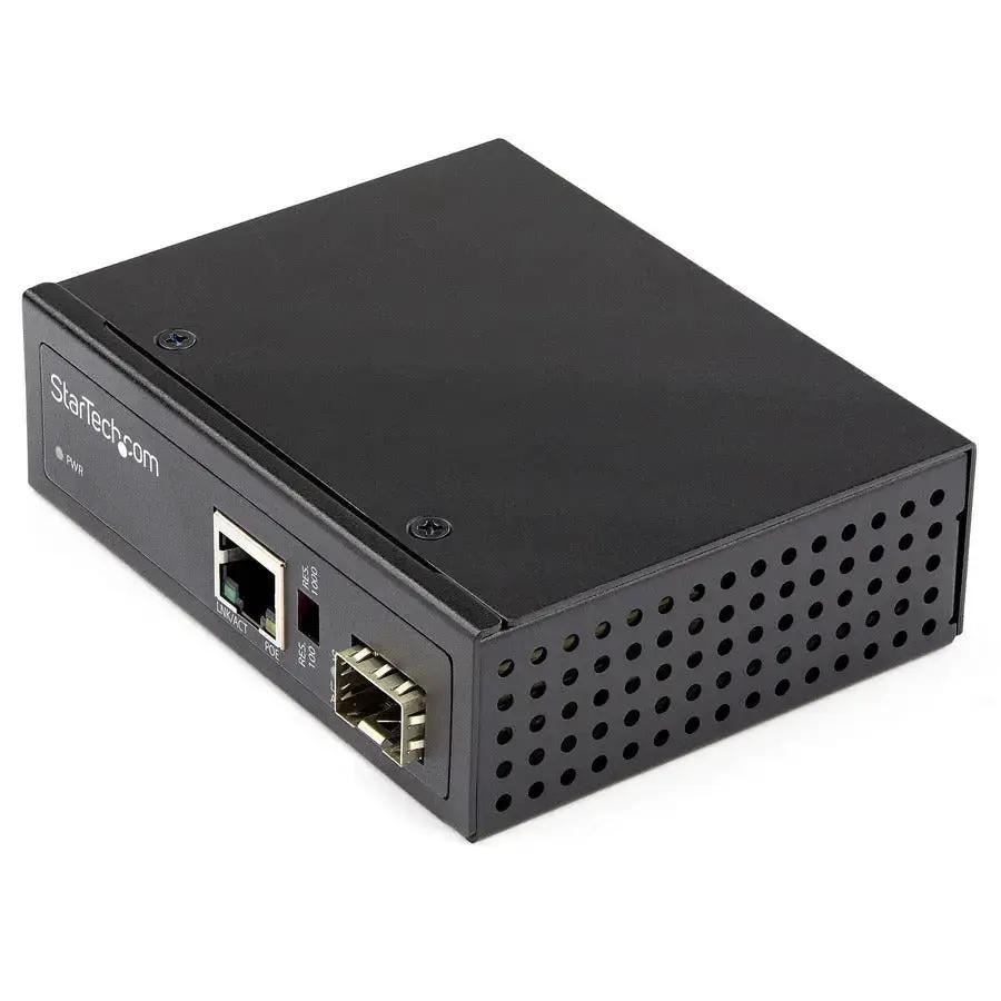 StarTech.com IMC1GSFP60W PoE+ Industrial Fiber to Ethernet Media Converter with SFP Slot by StarTech.com