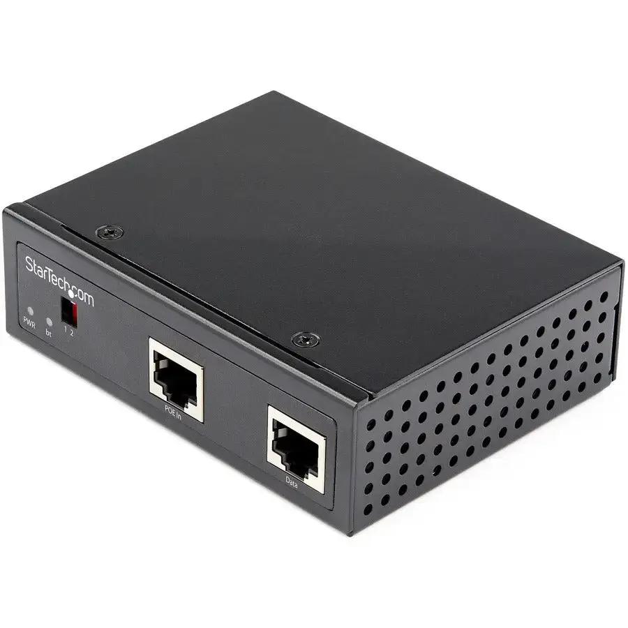StarTech.com POESLT1G48V Industrial Gigabit PoE Splitter for 90W Power over Ethernet - 12-48V DC Output, DIN Rail & Wall Mountable by StarTech.com