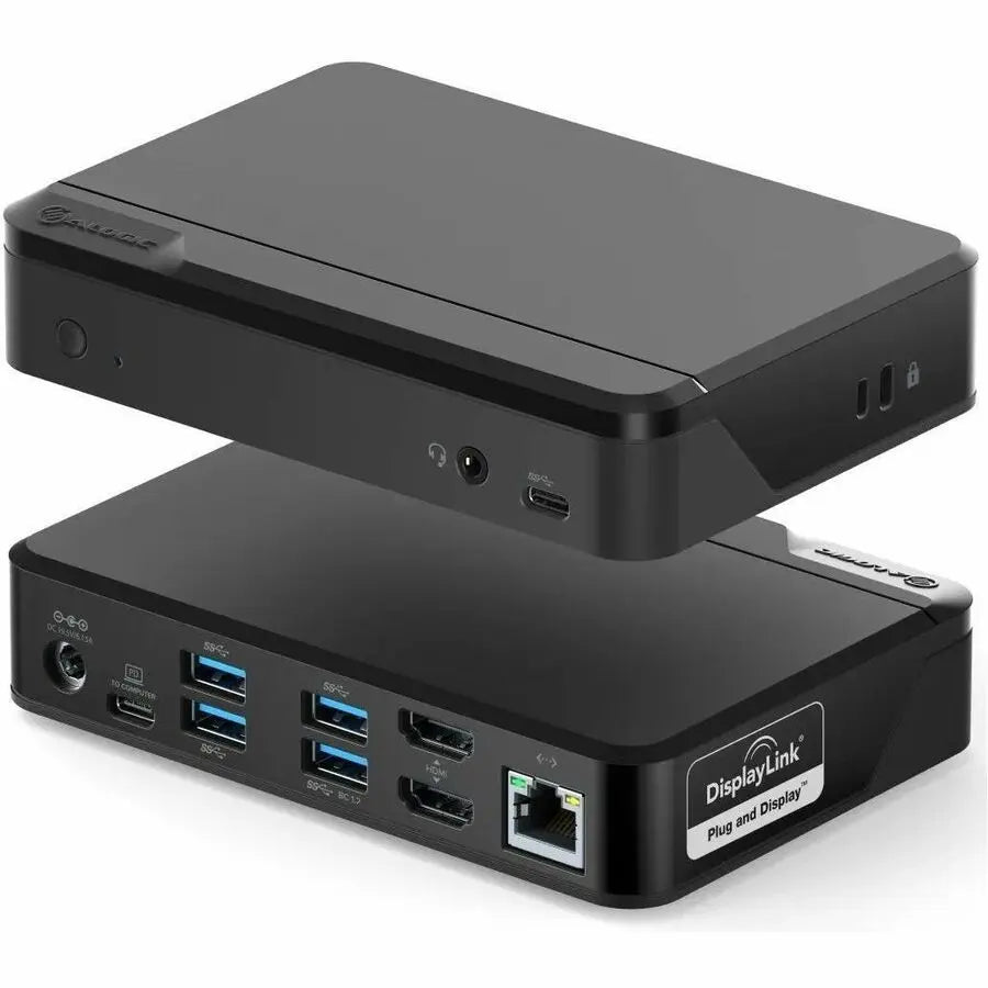 Alogic Universal Twin HD Pro USB-C Docking Station for Dual 1080p Monitors with 85W Power Delivery