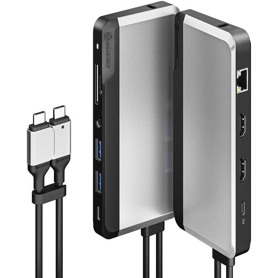 ALOGIC USB-C Super Dock 10-in-1 with Dual 4K Display Support – Space Grey
