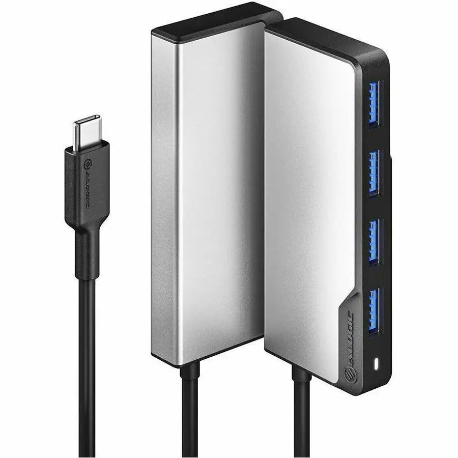 Alogic USB-C Fusion SWIFT 4-in-1 Hub - Space Grey for MacBook and iPad Pro