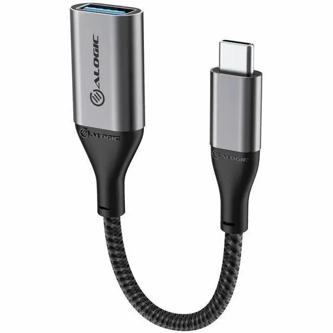 Alogic Super Ultra USB 3.1 USB-C to USB-A Adapter - 15cm, Space Gray
