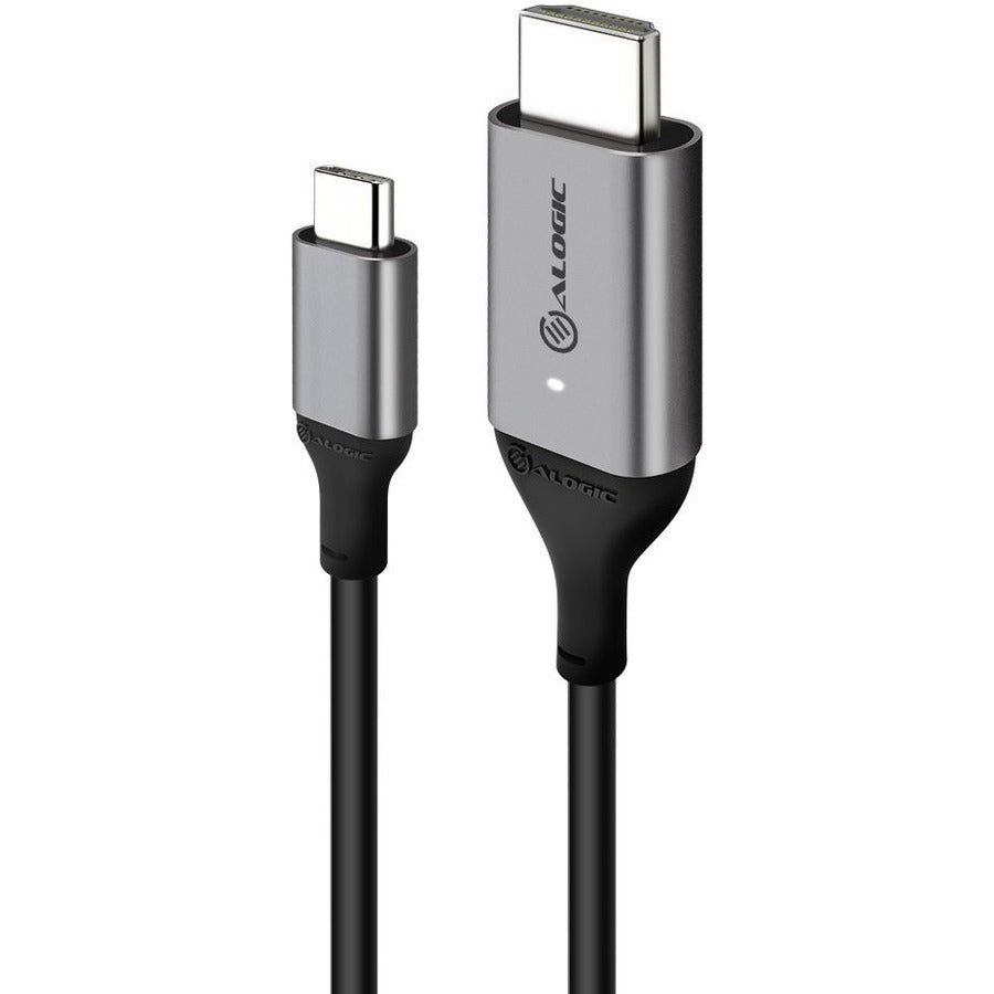 Alogic USB-C Male to HDMI Male Cable - Ultra Series - 4K 60Hz - Space Grey - 2m