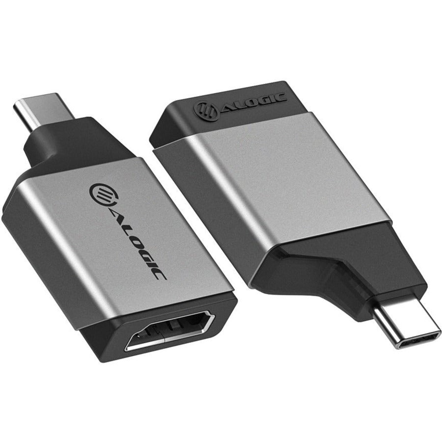 Alogic Ultra Mini USB-C to HDMI Adapter - Space Gray, Supports 4K Ultra HD