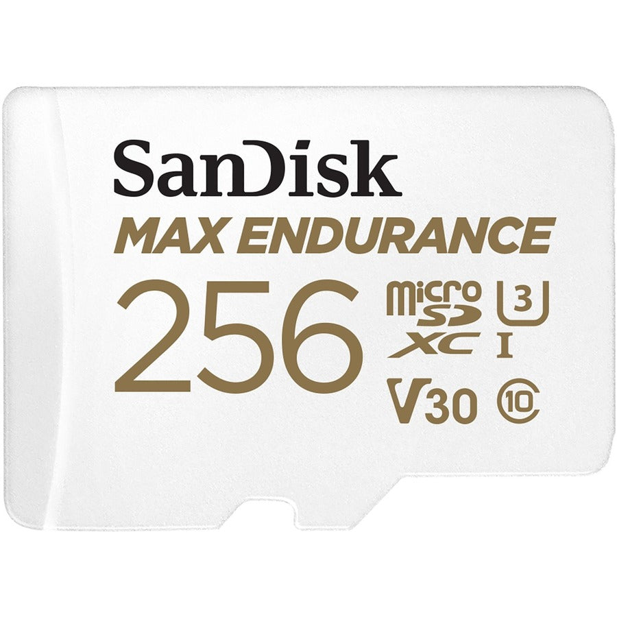 SanDisk MAX ENDURANCE 256GB microSD Card for Long-Term Video Recording