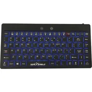Seal Shield SW89G Silk Mini Glow Waterproof Silicone Backlit Keyboard