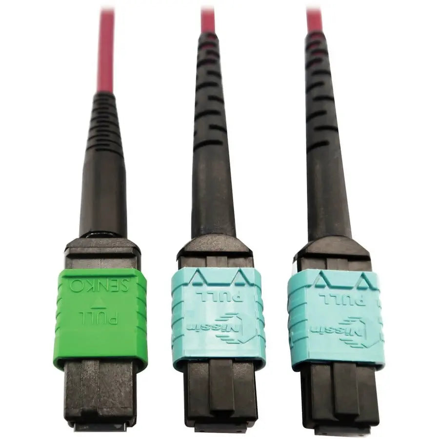 Eaton Tripp Lite Series N846D-03M-16DMG 400G Multimode 50/125 OM4 Fiber Optic Cable, Magenta, 3 meters