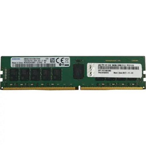 Lenovo 64GB TruDDR4 Memory Module (Part No. 4X77A08635) - 3200MHz Registered DIMM for ThinkSystem Servers