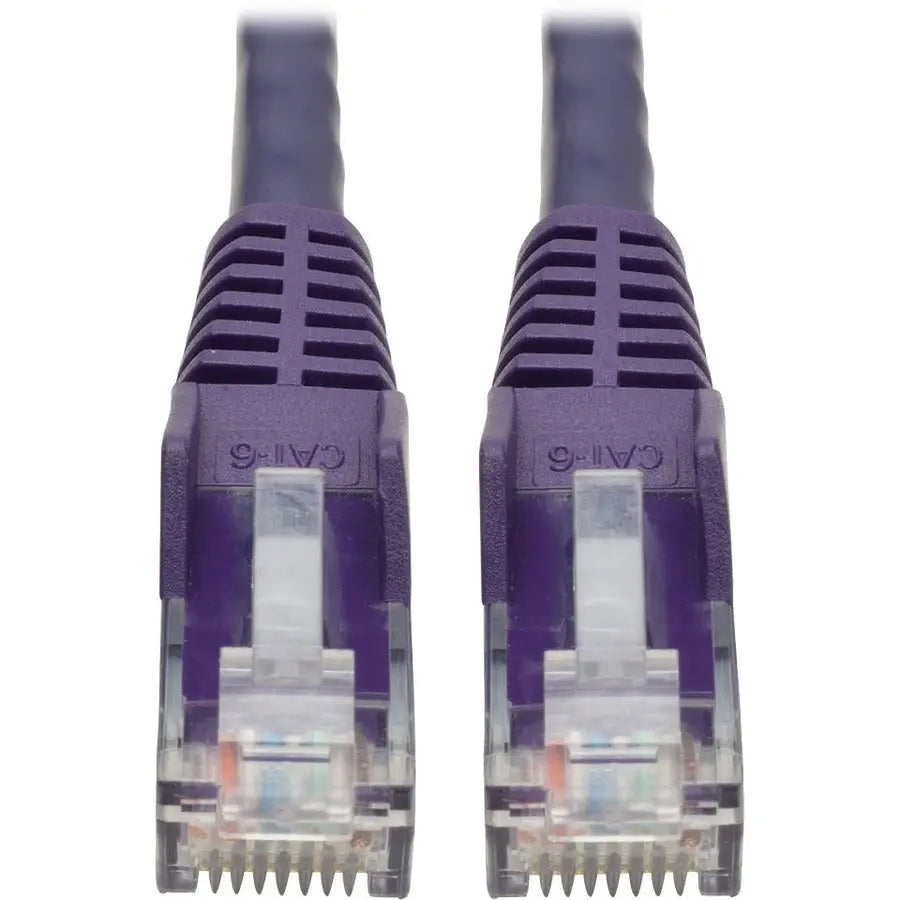 Eaton Tripp Lite Series Cat6 Gigabit Snagless Molded UTP Ethernet Patch Cable - 20 ft Purple