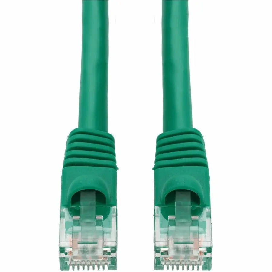 AddOn 15ft Green CAT6 PVC Ethernet Cable with Snagless Bubble Boot RJ-45 Male Connectors