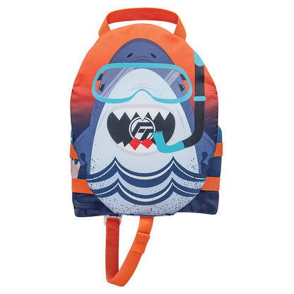 Full Throttle Child Water Buddies Shark Life Vest – 30 to 50 Pounds, Type III US Coast Guard Approved