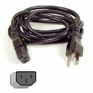 Belkin Standard Power Cable F3A104-B06 – 6 ft 120 V AC Power Cord for Reliable Device Charging