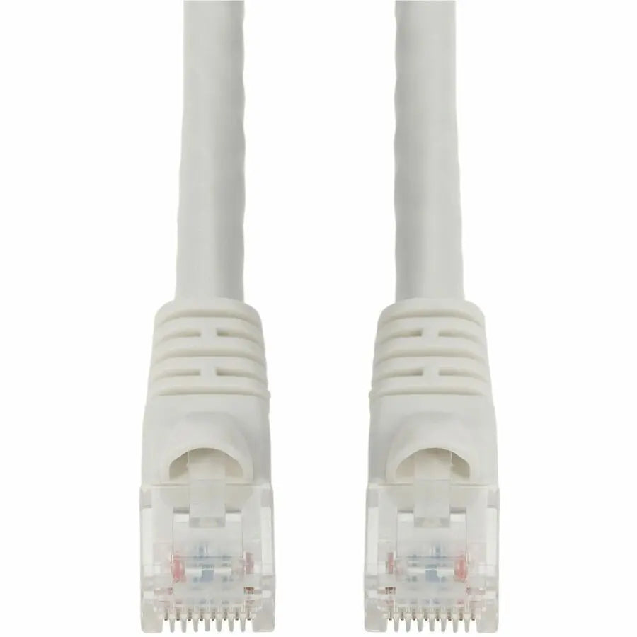 AddOn 50ft White Cat6A PVC Ethernet Cable with Snagless RJ-45 M/M Connectors by ADDON